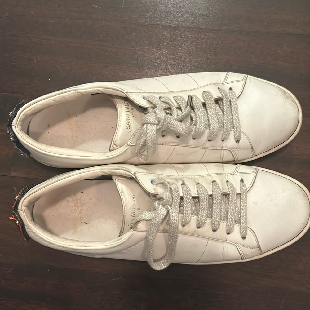 Saint Laurent white sneakers